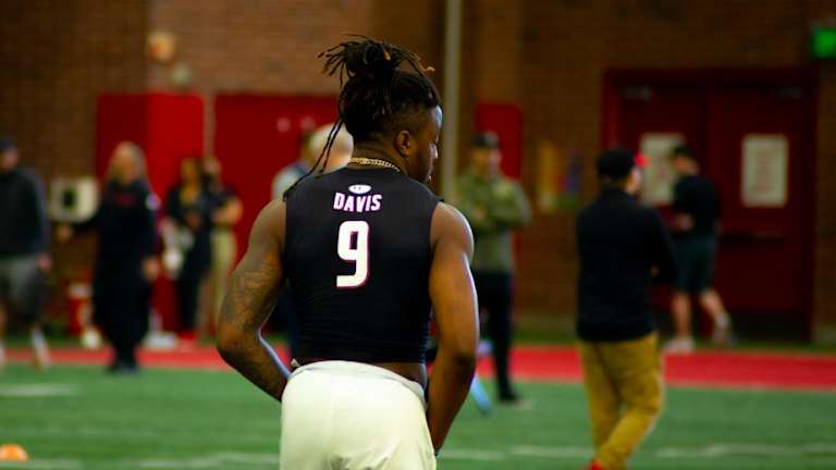 Scenes from Utah Pro Day: Vonte Davis Highlights